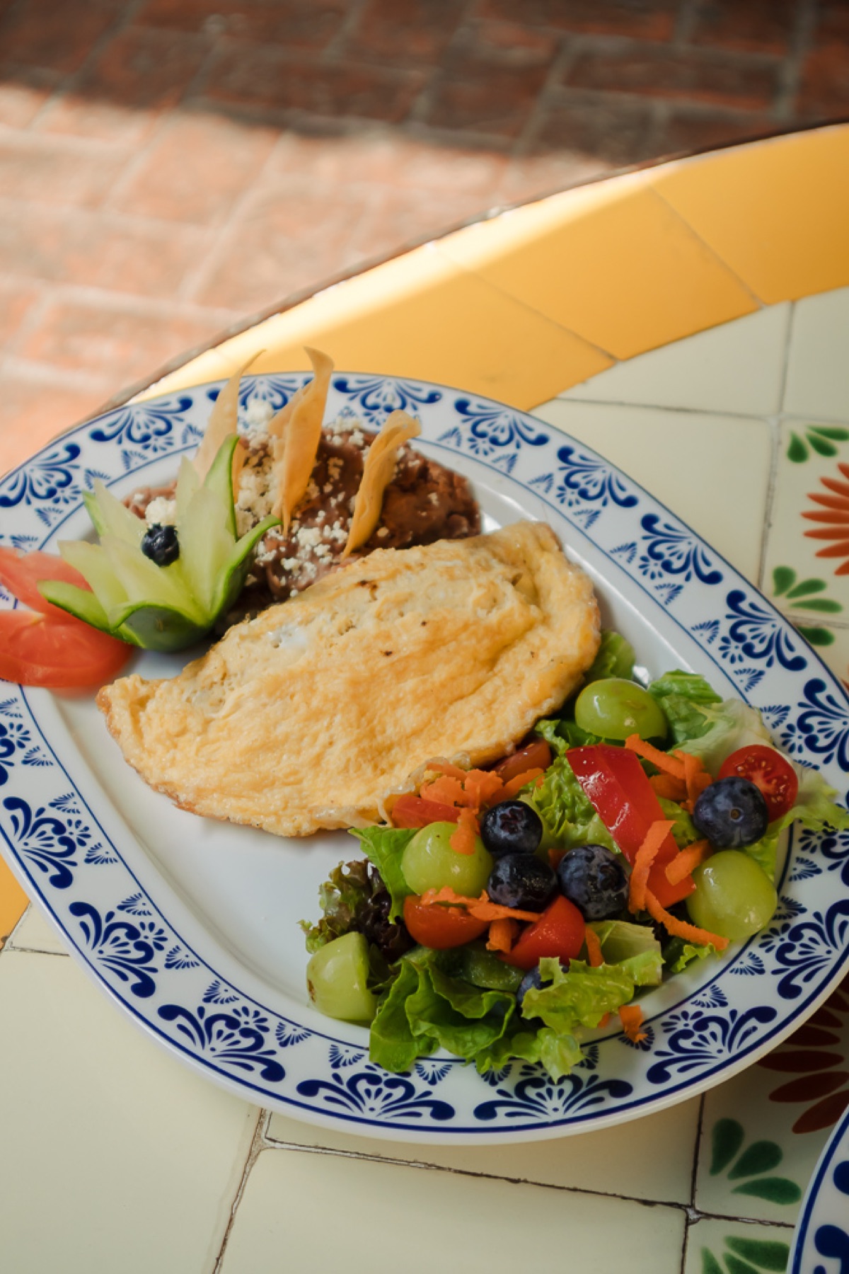 Omelette desayuno talavera